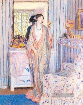 frauen - Die Robe Impressionist Frauen Frederick Carl Frieseke